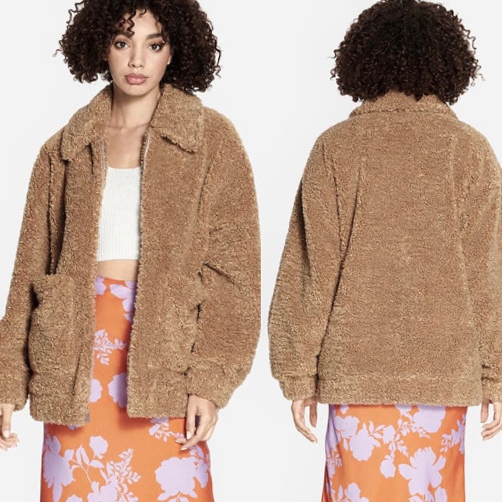UGG Tan Teddy Jacket for Women
